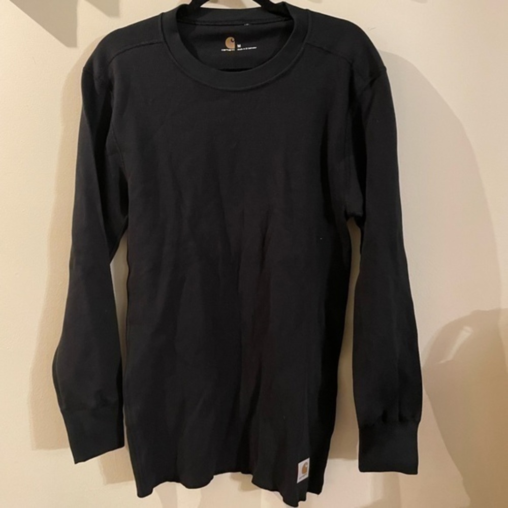 Cahartt Force Black Ribbed Waffle Shirt Men Medium 
Condition 9/10 no flaws